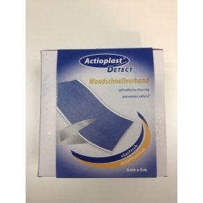 Detekterbart elastisk plaster 5 m x 6 cm