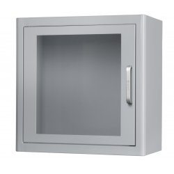 Hjertestarterskab - indend�rs skab i lakeret metal