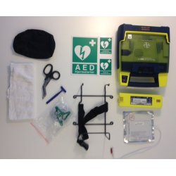 Leje af PowerHeart G3 - semi-automatisk hjertestarterpakke - indendrs placering