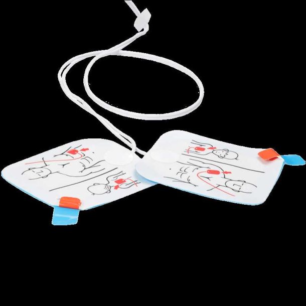 PowerBeat X3 elektroder til hjertestarter