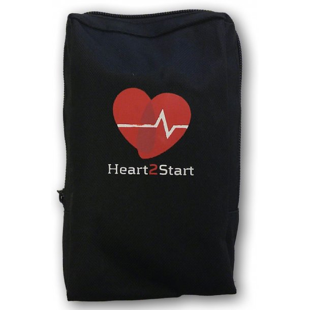 Frstehjlpstaske - mini med Karabinhage - med Heart2Start logo