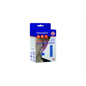 Detektrbart plaster - ELASTIC - ske med 50 piercingplastre str. 9 x 38 mm