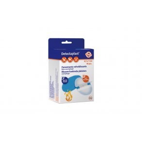 Detektrbart plaster - HYDROGEL - ske med 10  Hydrogelplastre str. 4,5 x 7 cm