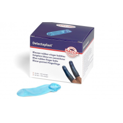 Gummi fingerbeskytter - ske med 50 stk.