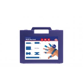 Frstehjlpskasse med Detektrbart plaster - ELASTIC -  Kasse med 110 assorterede plastre