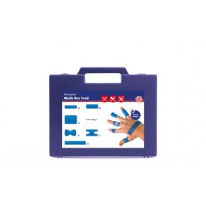 Frstehjlpskasse med Detektrbart plaster - UNIVERSAL -  Kasse med 110 assorterede plastre