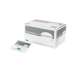 Desinficerende serviet uden glycerol - ske med 50 stk.