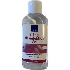 Hnddesinfektionsgel 85% - 80 ml.