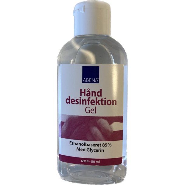 Hnddesinfektionsgel 85% - 80 ml.