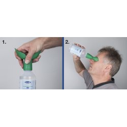 jenskylstation - TWIN - med en flaske 500 ml. Natriumklorid 0,9%