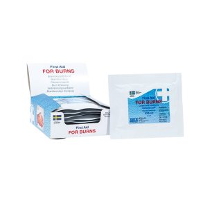 Brandsrskompress - 50 x 50 mm - pakke med 10 stk.