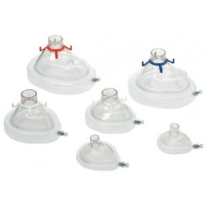 Ambu engangsmaske med kontraventil - str. M