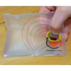 Hnd varmer 2 stk. - genanvendelig med klik-aktivering  - ca. 6 x 8 cm.