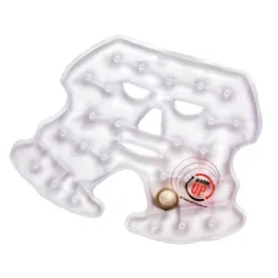 Ansigtsmaske varmepude - genanvendelig med klik-aktivering - ca. 30 x 25 cm.