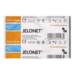 Jelonet, paraffin gazekompres, steril, 5 cm x 5 cm