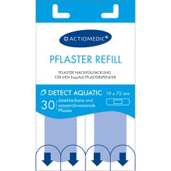 EasyAid Refill Strips 19 x 72 mm 30 stk. detecterbare vandafvisende plastre