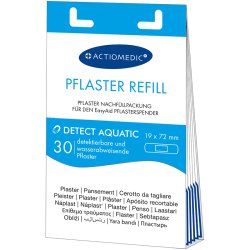 EasyAid Refill Strips 19 x 72 mm 30 stk. detecterbare vandafvisende plastre