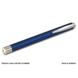 Penlight LUNA - tryk knap aktiveret - anodiseret aluminium