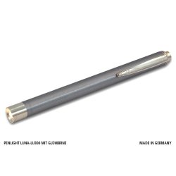 Penlight LUNA - tryk knap aktiveret - anodiseret aluminium