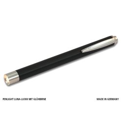Penlight LUNA - tryk knap aktiveret - anodiseret aluminium