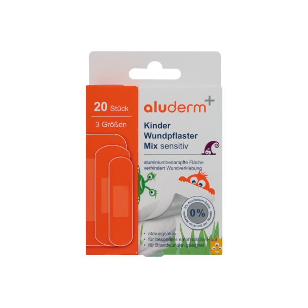 Aluderm b�rneplasters�t - s�rligt til sensitiv hud