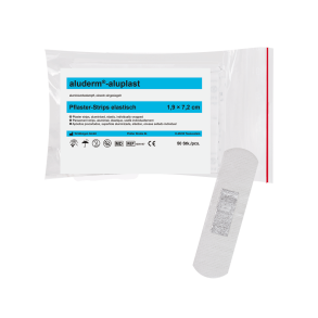 aluderm�-aluplast elastiske plastre, 1,9 x 7,2 cm, 50 stk.