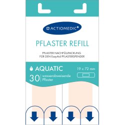 Plasterstrips - 30 stk. vandafvisende - Refill til Easyaid dispenser