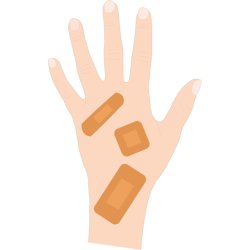 Brneplaster - pakke med 30 stk. assorterede plastre