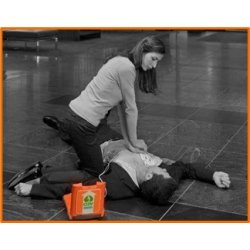 Hjertestarterpakke til udendrs placering med frstehjlpskursus